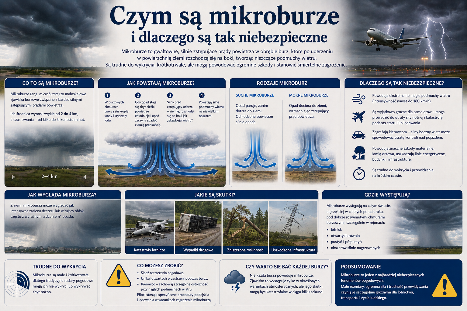 Czym są mikroburze i dlaczego są tak niebezpieczne