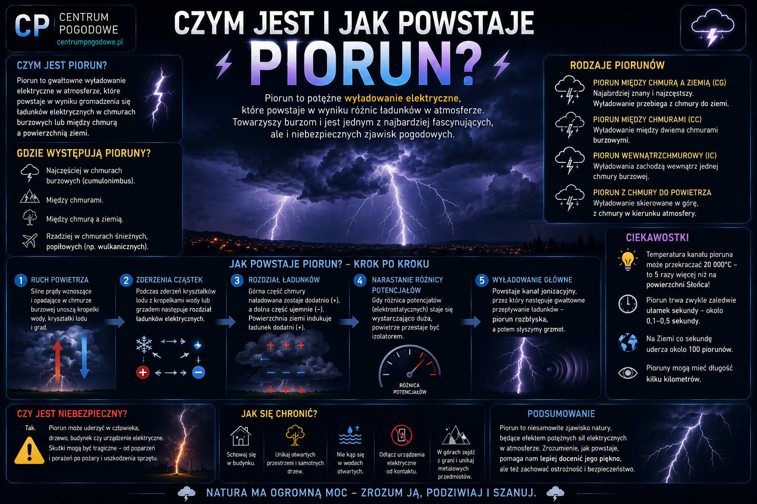 Czym jest i jak powstaje piorun?