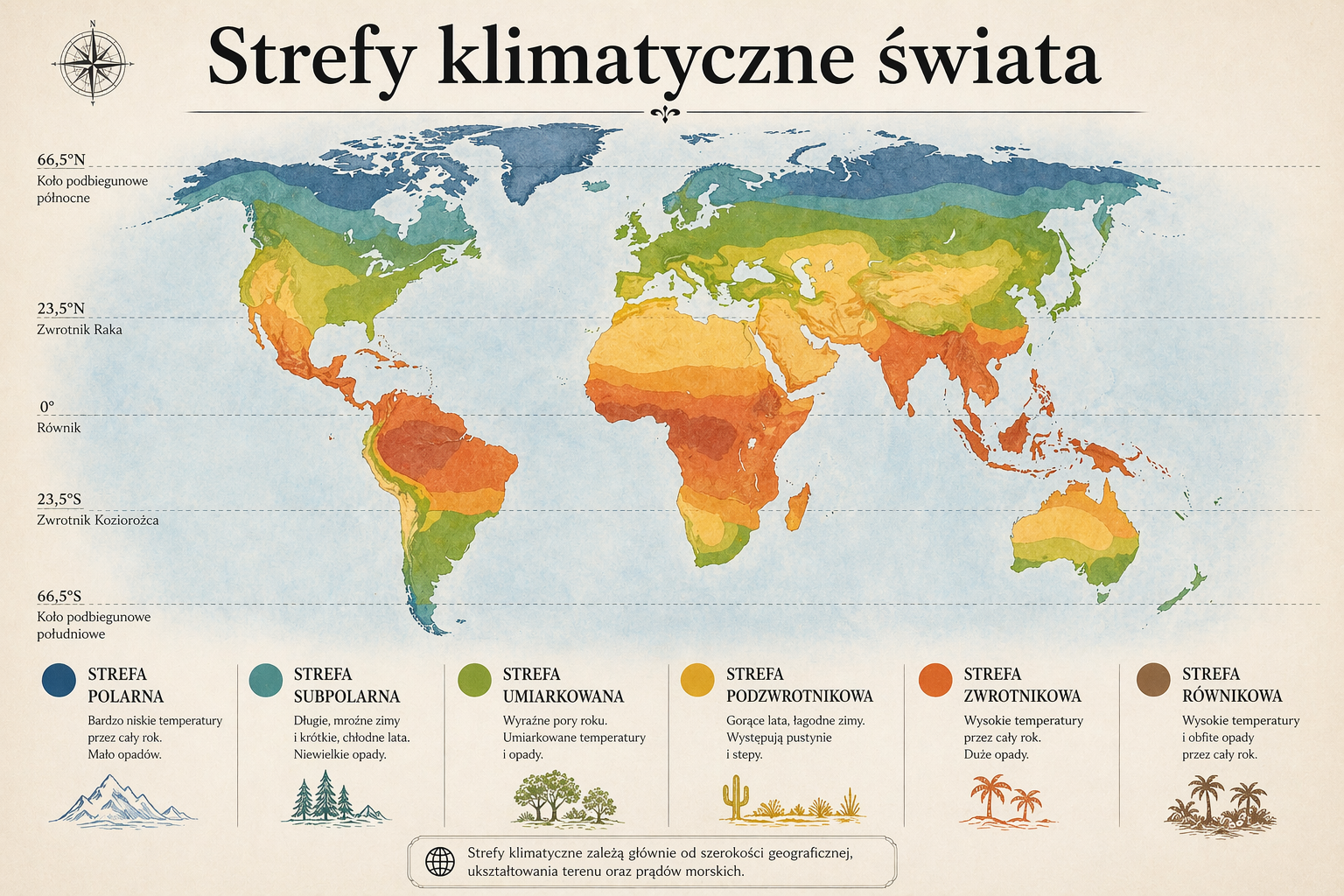 Strefy klimatyczne świata