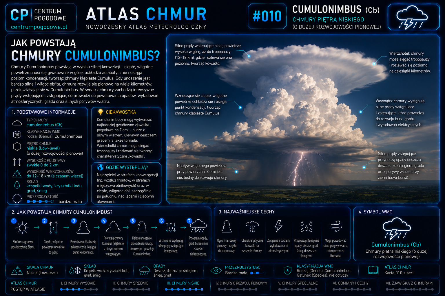Jak powstają chmury Cumulonimbus?