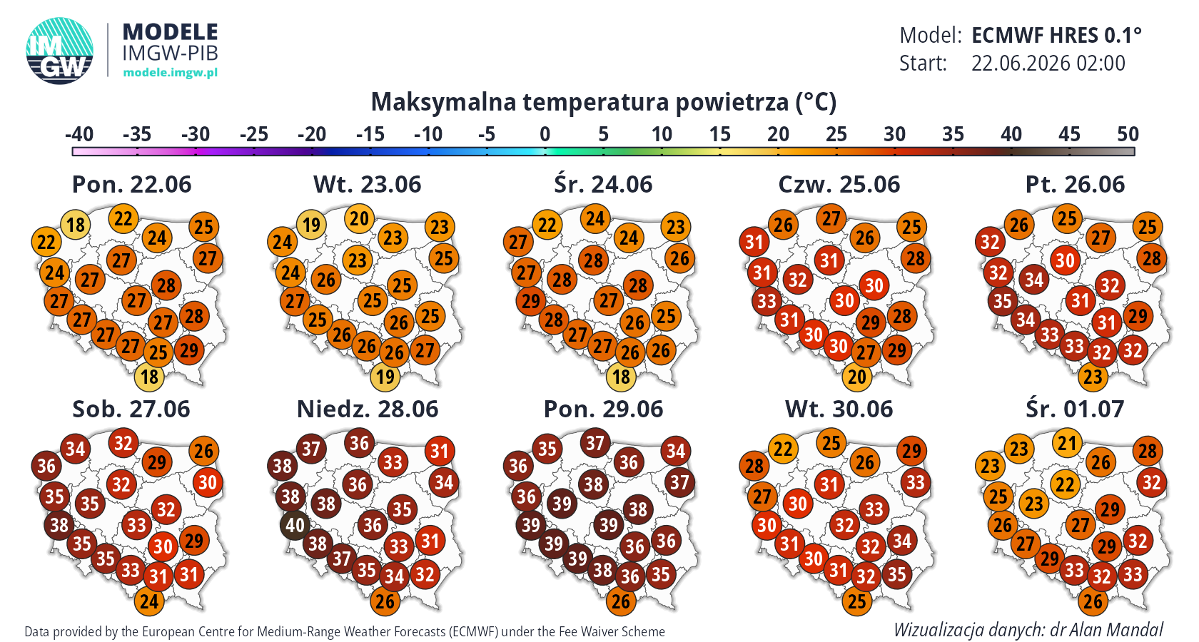 Koniec czerwca z falą upałów?