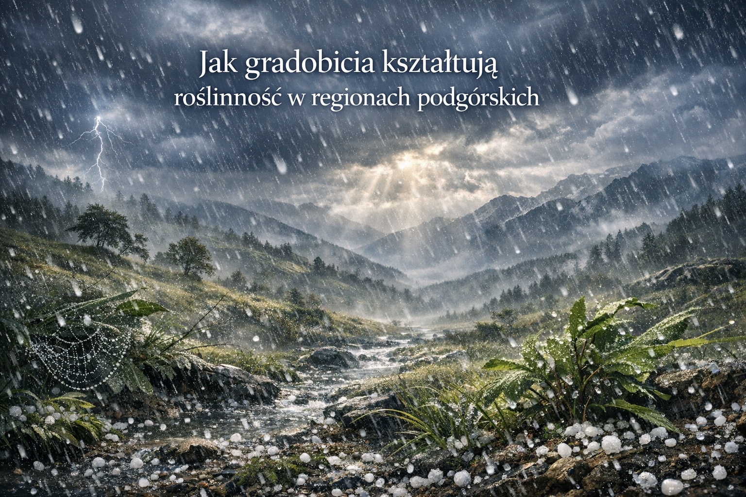 Jak gradobicia kształtują roślinność w regionach podgórskich